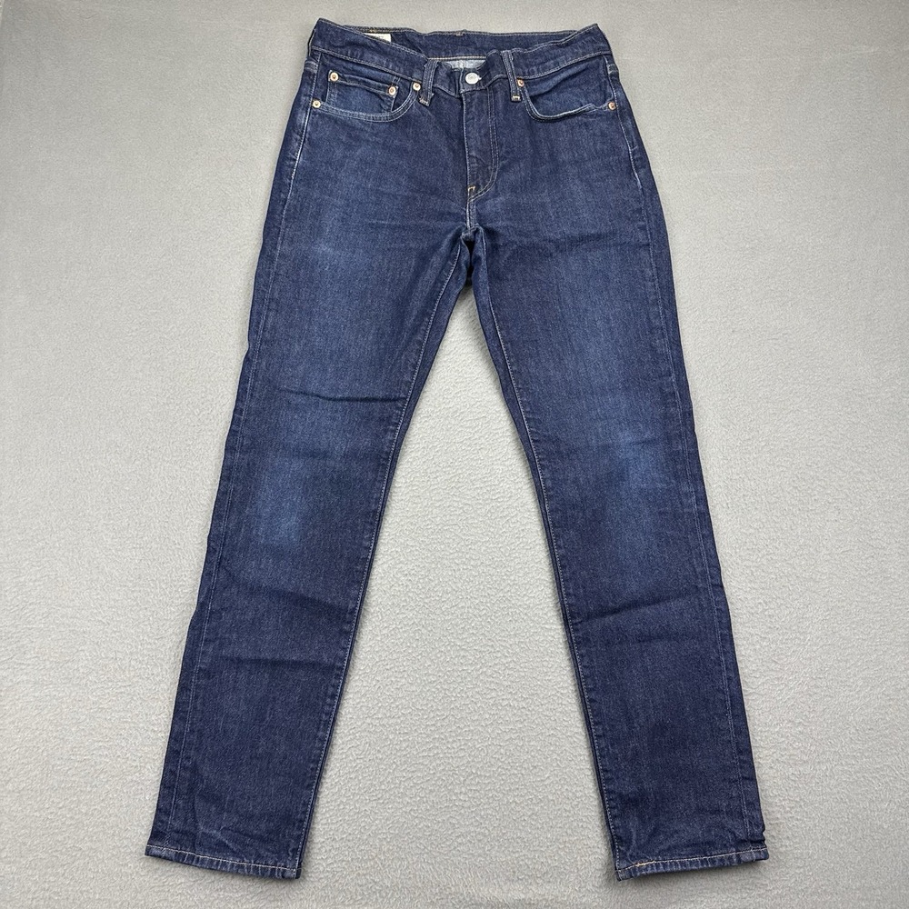 Levis 511 Premium Jeans Mens 31x32 Blue Slim Fit Stretch Dark Wash Denim